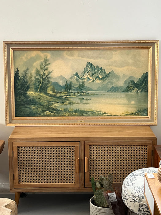 Vintage Print Wilmer Mountain Mist Landscape.