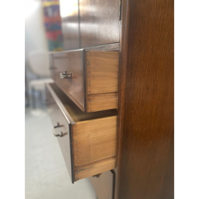 Vintage Retro Dovetailed Dresser With Original Hardware