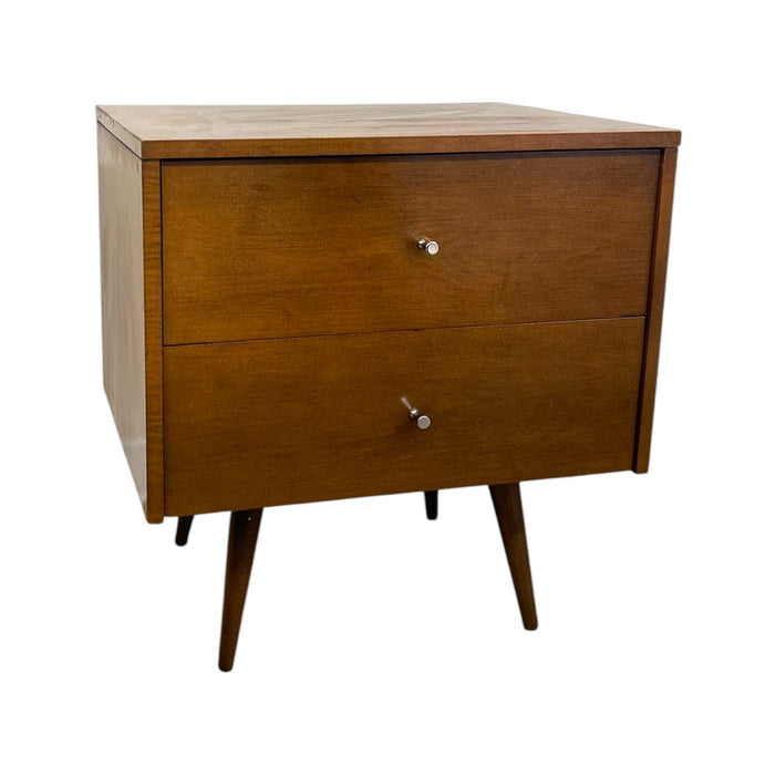 Paul McCobb Planner Group 2-Drawer Nightstand for Winchendon Furniture – Mid-Century Modern Solid Maple End Table Side Chest (Available by online purchase only)