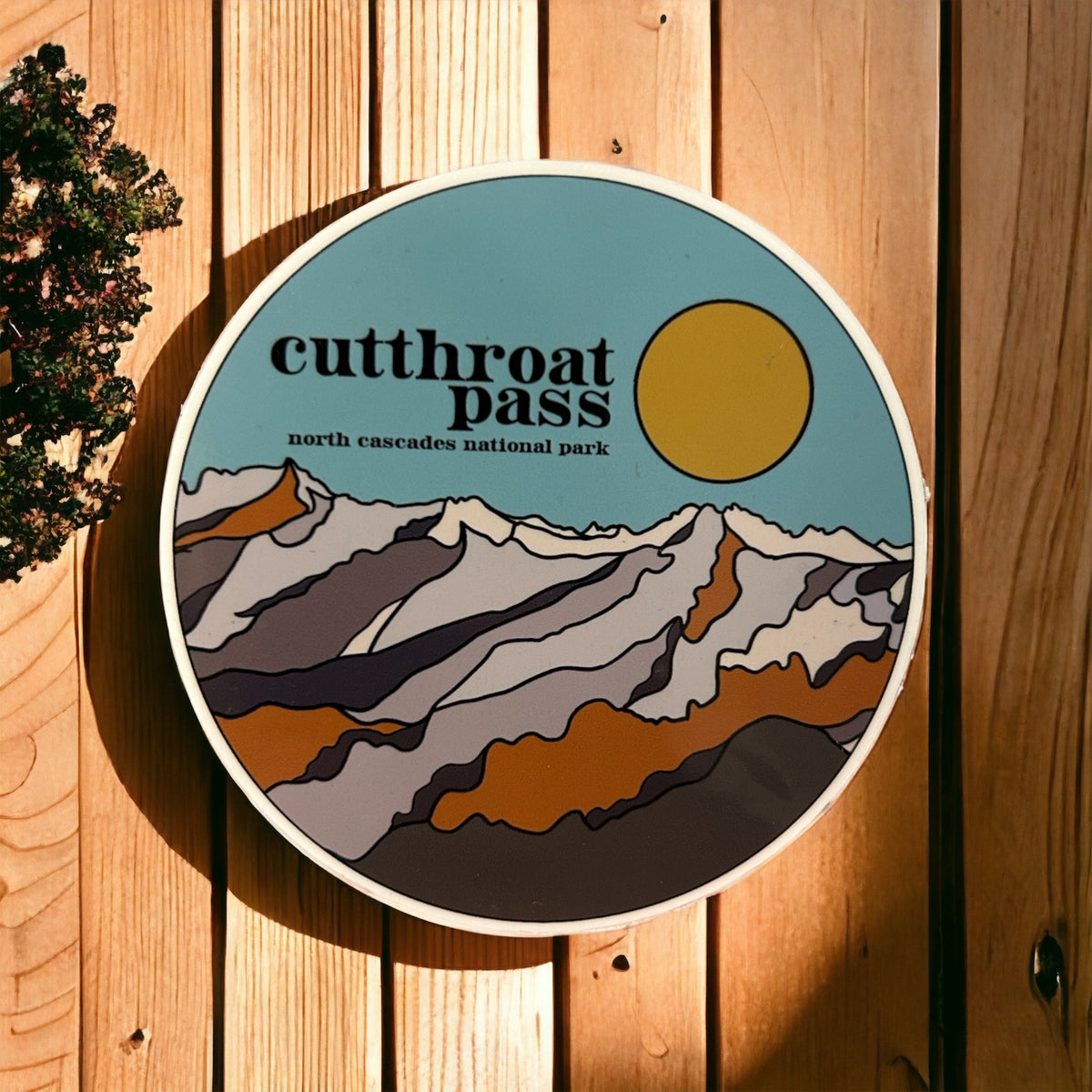 Cutthroat Pass Sticker — Big Whale Consignment