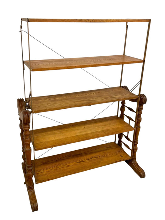 Antique Combination Table Co Folding Convertible Table Bookcase Patented 1893 Victorian Adjustable Shelving Unit.(Available by online purchase only)