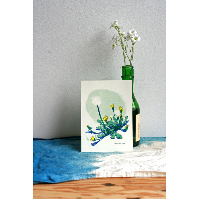 Dandelion - risograph print