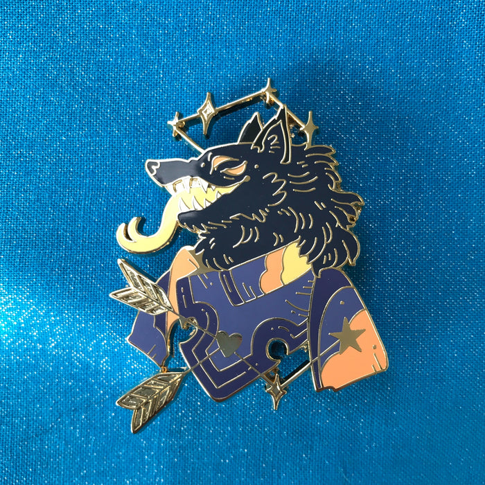 Wolf Knight Pin