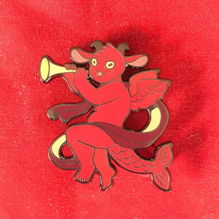 Capricorn - Astrological Putti Pin