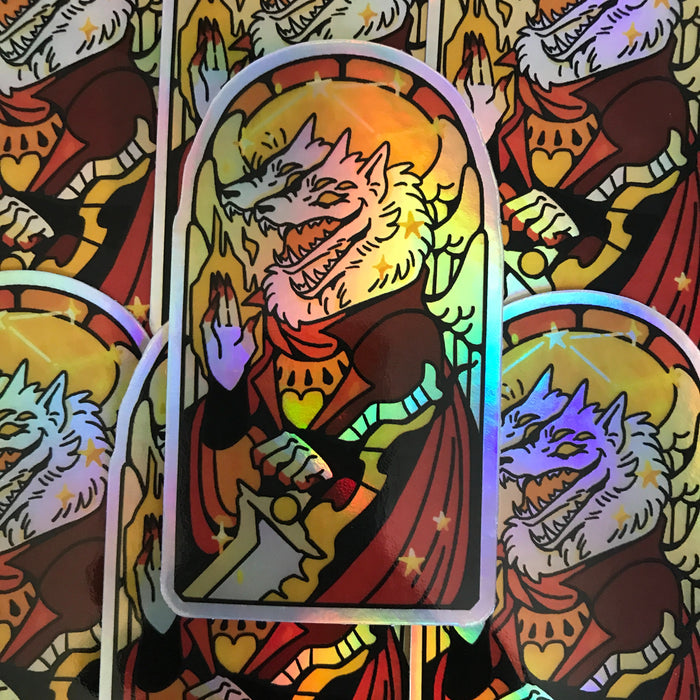 Archangel Samiel Holographic Sticker