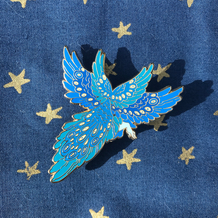 Peacock Angel Pin