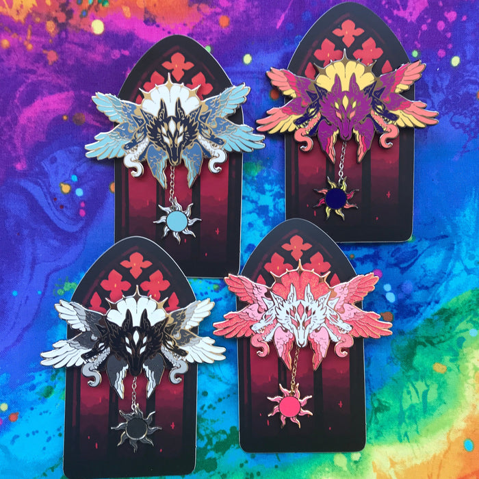 Cerberus Cherub Pins