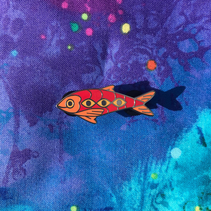 All-Seeing Fish Pin