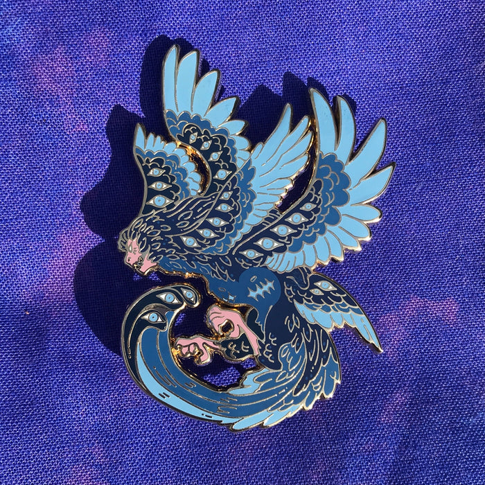 Eldritch Bird Angel Pin