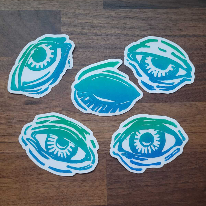 Evil Eye Stickers (Transparent)