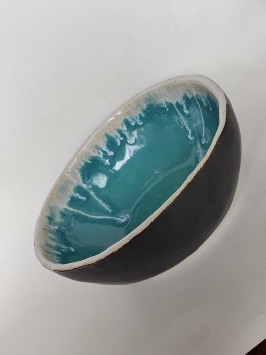 Colorful Handmade Glazed Bowl - Large