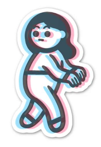 Creeping Sticker — Big Whale Consignment
