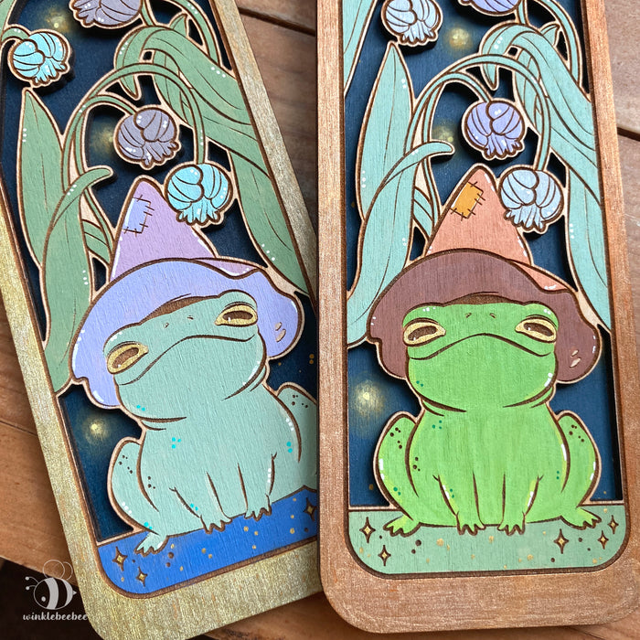 Wizard Toad - Laser Engraved Wood Art