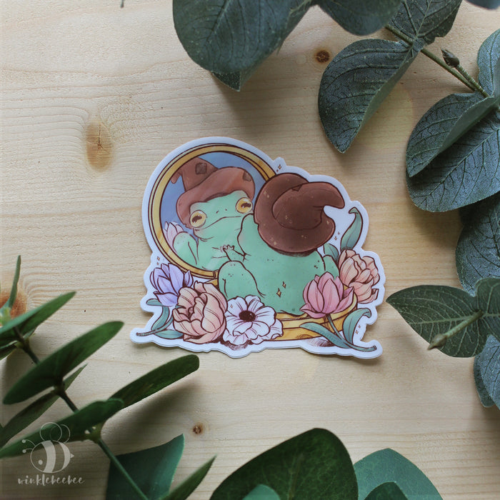 Self Love Frog Sticker