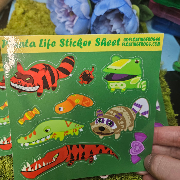 Party Pinatas Sticker Sheet