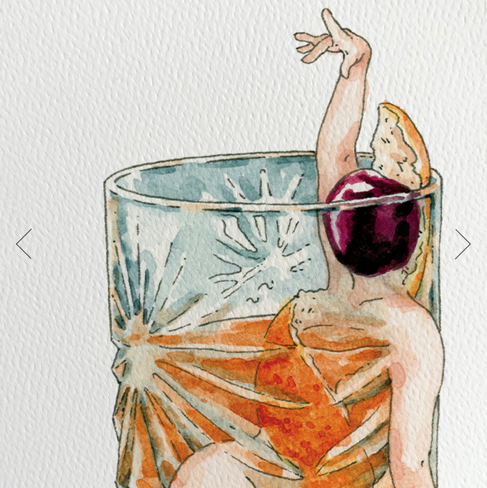 Old Fashioned - Cocktail Art Print