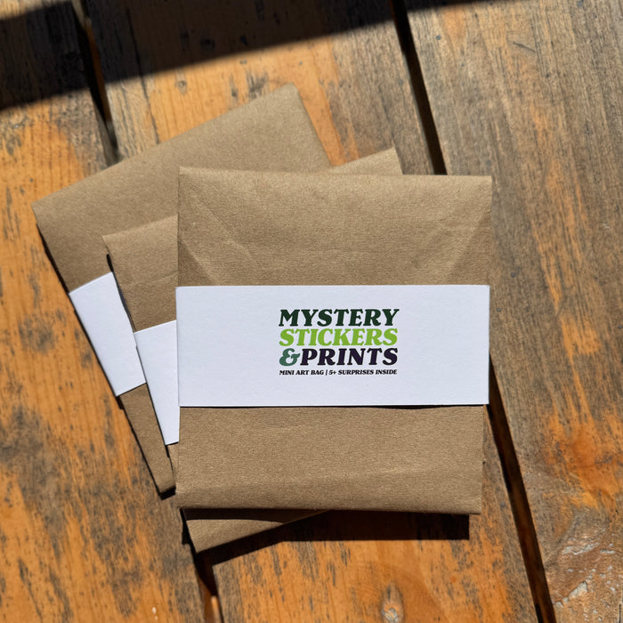 Art Mystery Pack – Surprise Art, Prints and Stickers