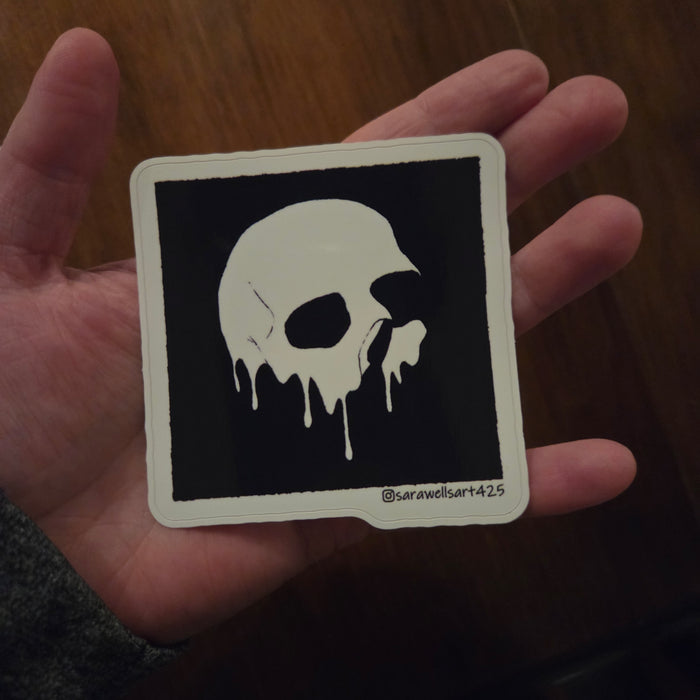 Goopy Skull Sticker