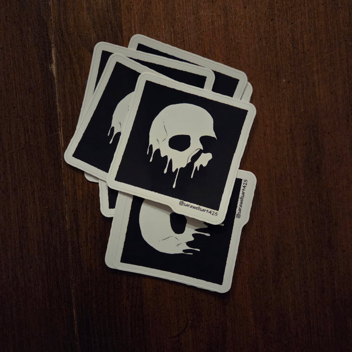Goopy Skull Sticker