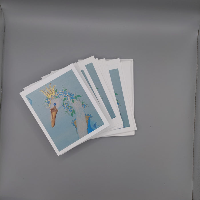 Swan Note Cards