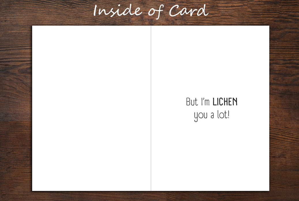 "Not Trying to be Mushy" Valentine's Day or Anniversary Card