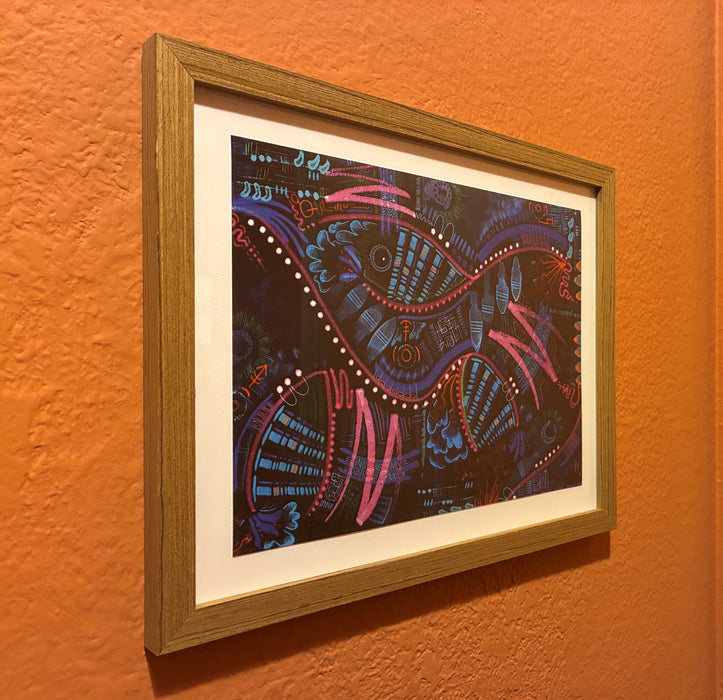 Abstract Print: Light Show