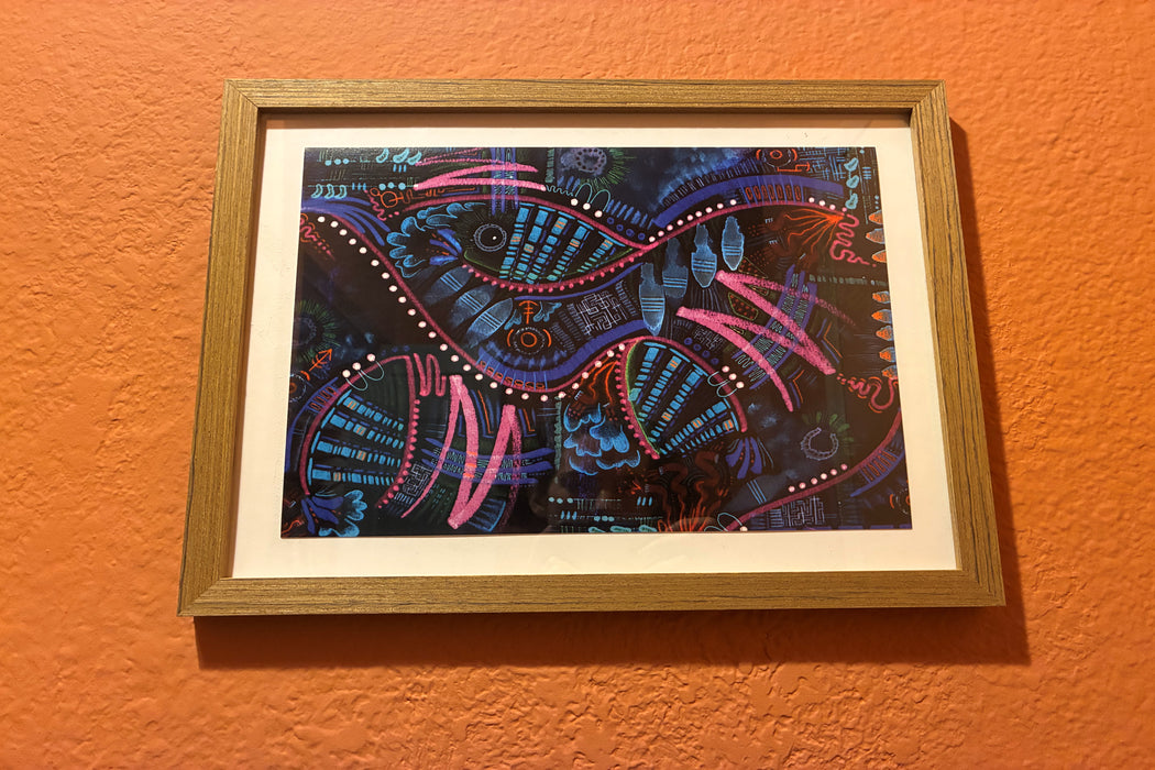 Abstract Print: Light Show