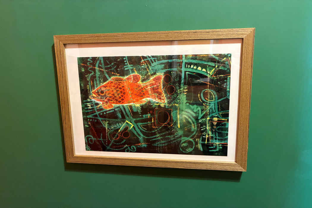 Electric Goldfish Print