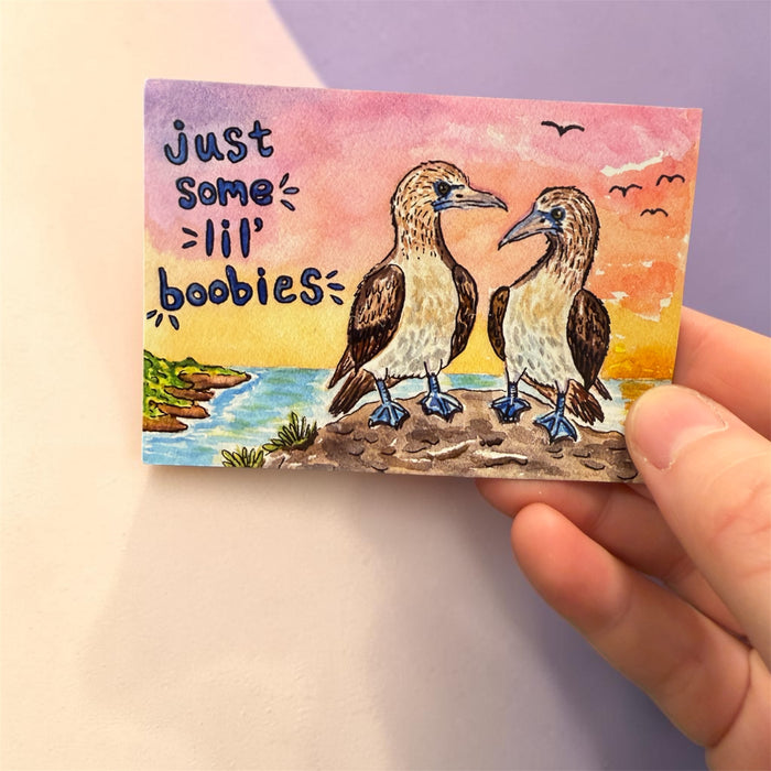 Funny Bird Magnets Set of 3 – Hand-Painted Watercolor Fridge Magnets, Bird Lover Gift, Animal Magnets