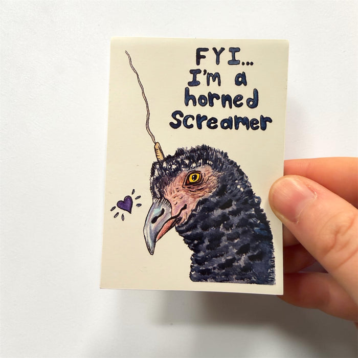 Funny Bird Magnets Set of 3 – Hand-Painted Watercolor Fridge Magnets, Bird Lover Gift, Animal Magnets