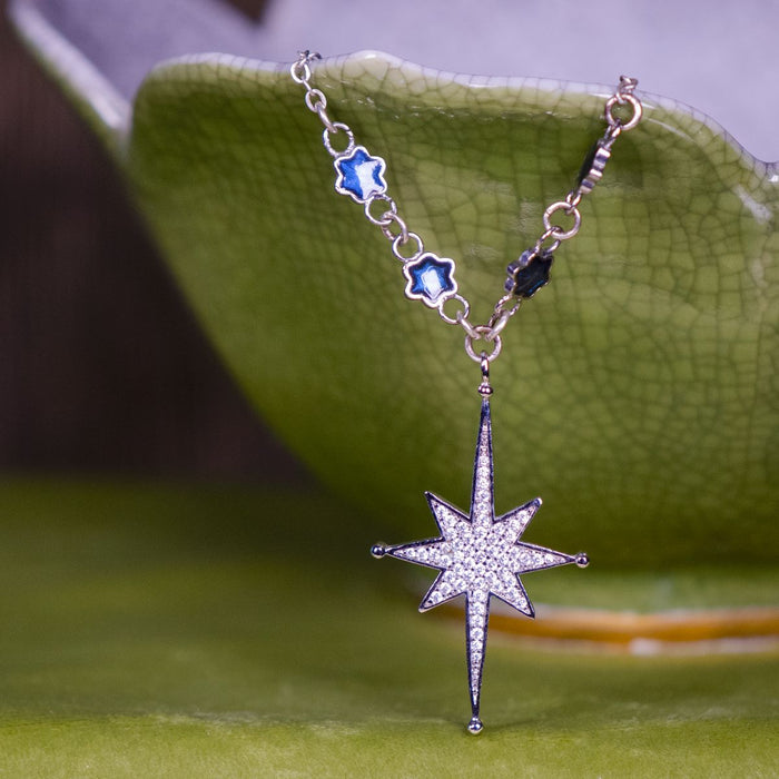 Night star statement necklace