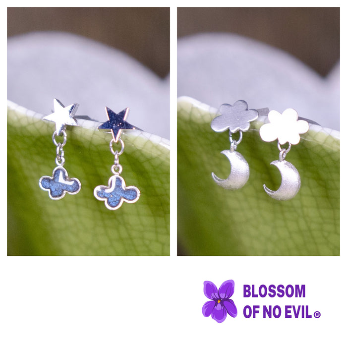 Cloud earrings