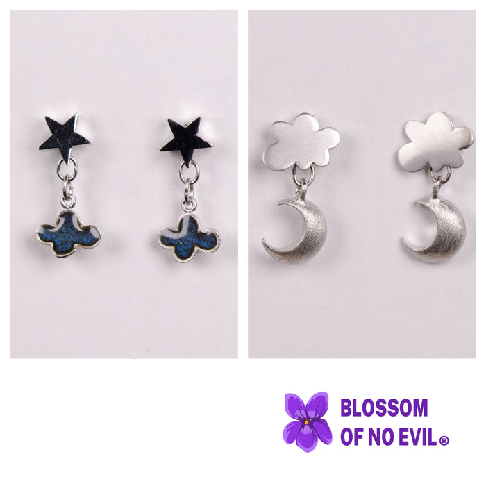 Cloud earrings