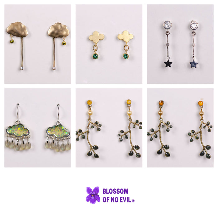 Fancy nature theme earrings