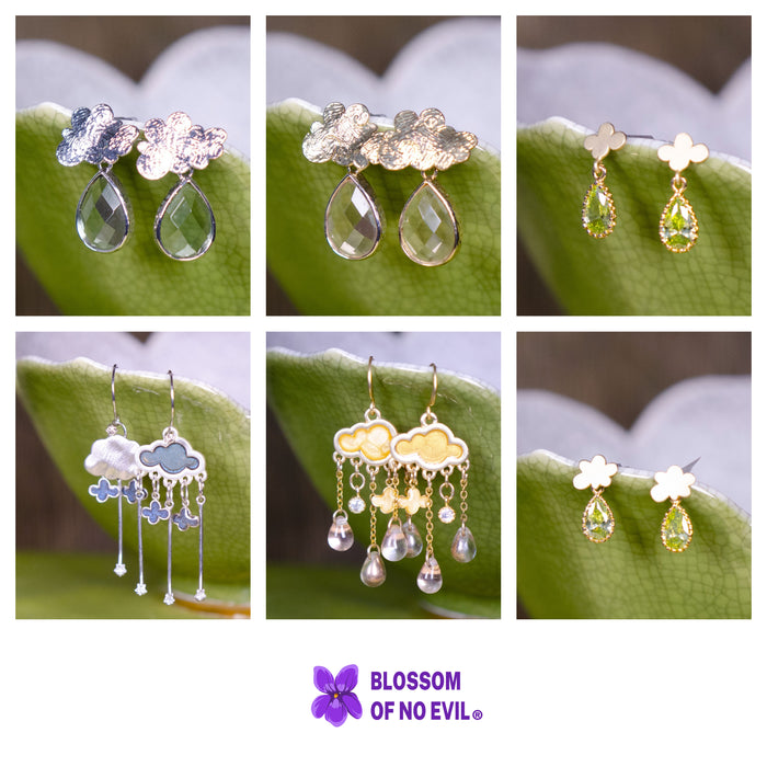 Cloud earrings
