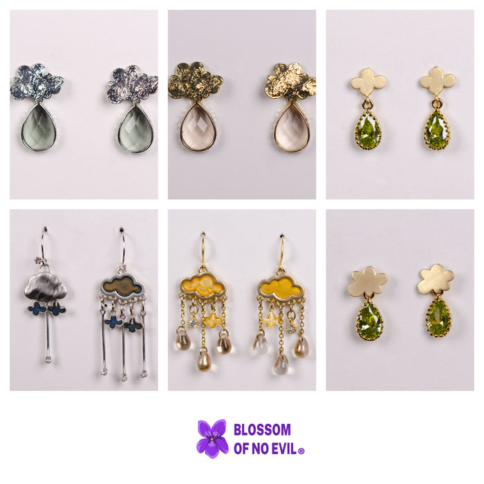 Cloud earrings