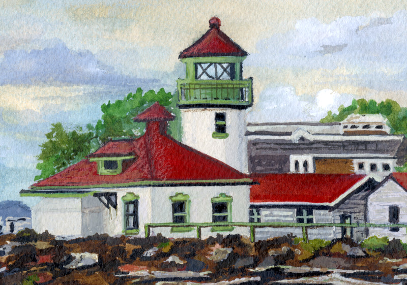 Alki Point Lighthouse | Fine Art Print