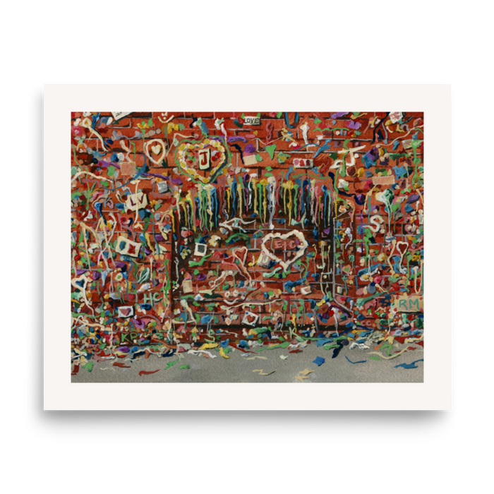 The Gum Wall | Fine Art Print
