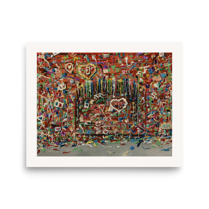 The Gum Wall | Fine Art Print