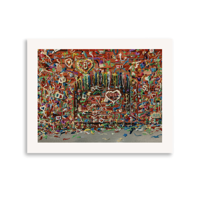 The Gum Wall | Fine Art Print