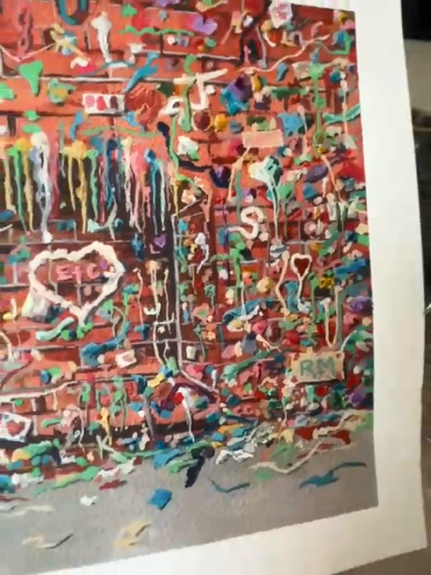 The Gum Wall | Fine Art Print