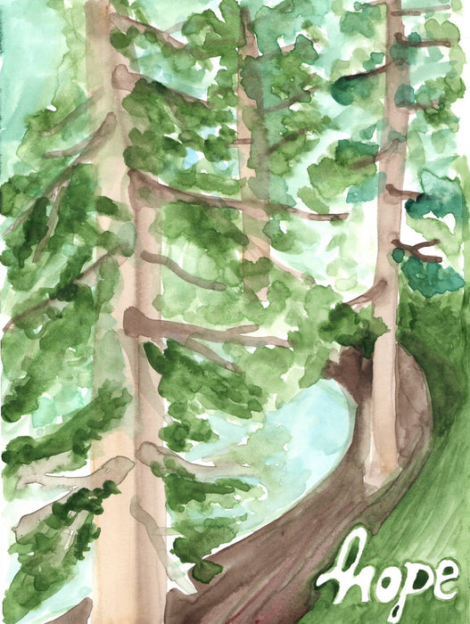Hope with Trees Print