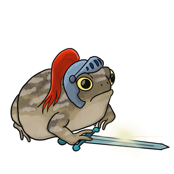 Frog Knight sticker