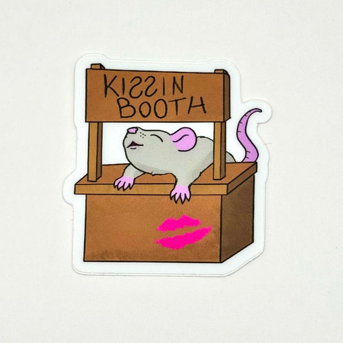 Kissing Rat sticker