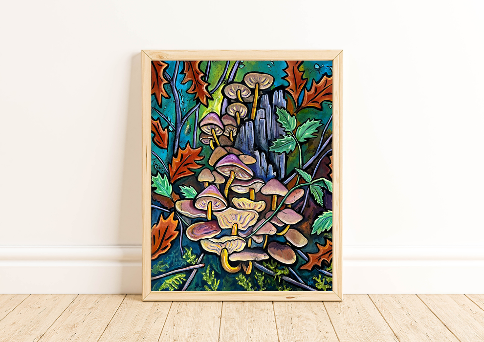 Beneath the Maples Art Print 8x10