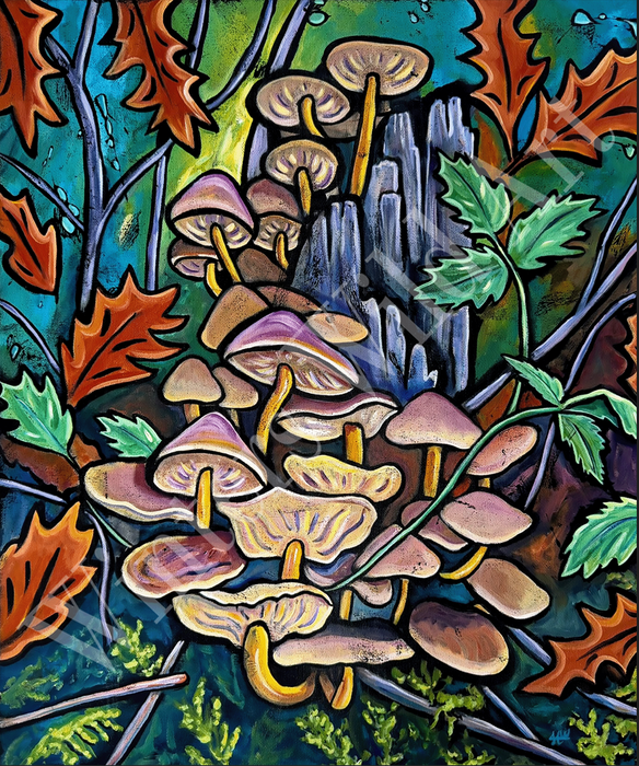 Beneath the Maples Art Print 8x10