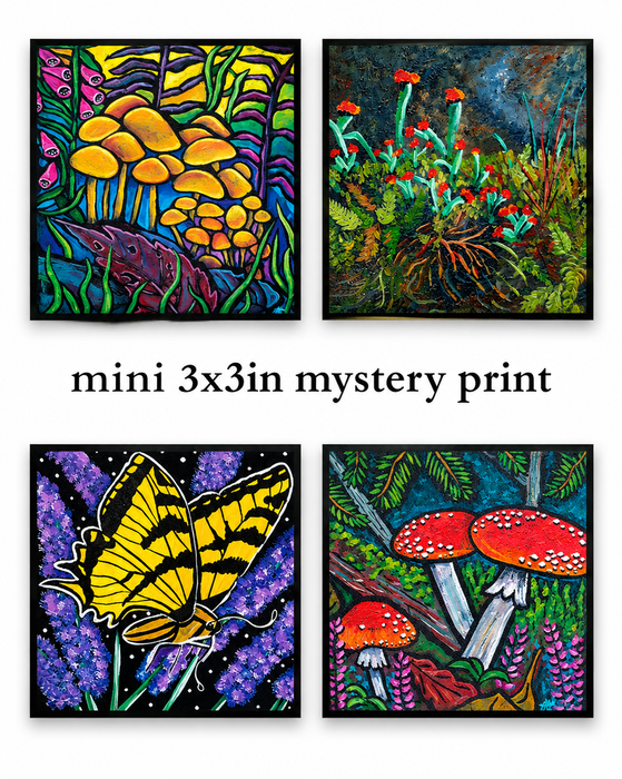 Mystery Mini Print, 3x3in