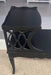 1960s Mid-Century Modern Ebonized Coffee Table by Lane Furniture with Slatted Shelf and Tapered Legs