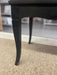1960s Mid-Century Modern Ebonized Coffee Table by Lane Furniture with Slatted Shelf and Tapered Legs
