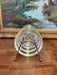 1960s vintage mid century modern style 6 glass coaster hollywood regency style caddy